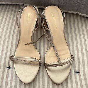 Anthropologie Guilhermina Sculptural Heeled Sandals. NWT
